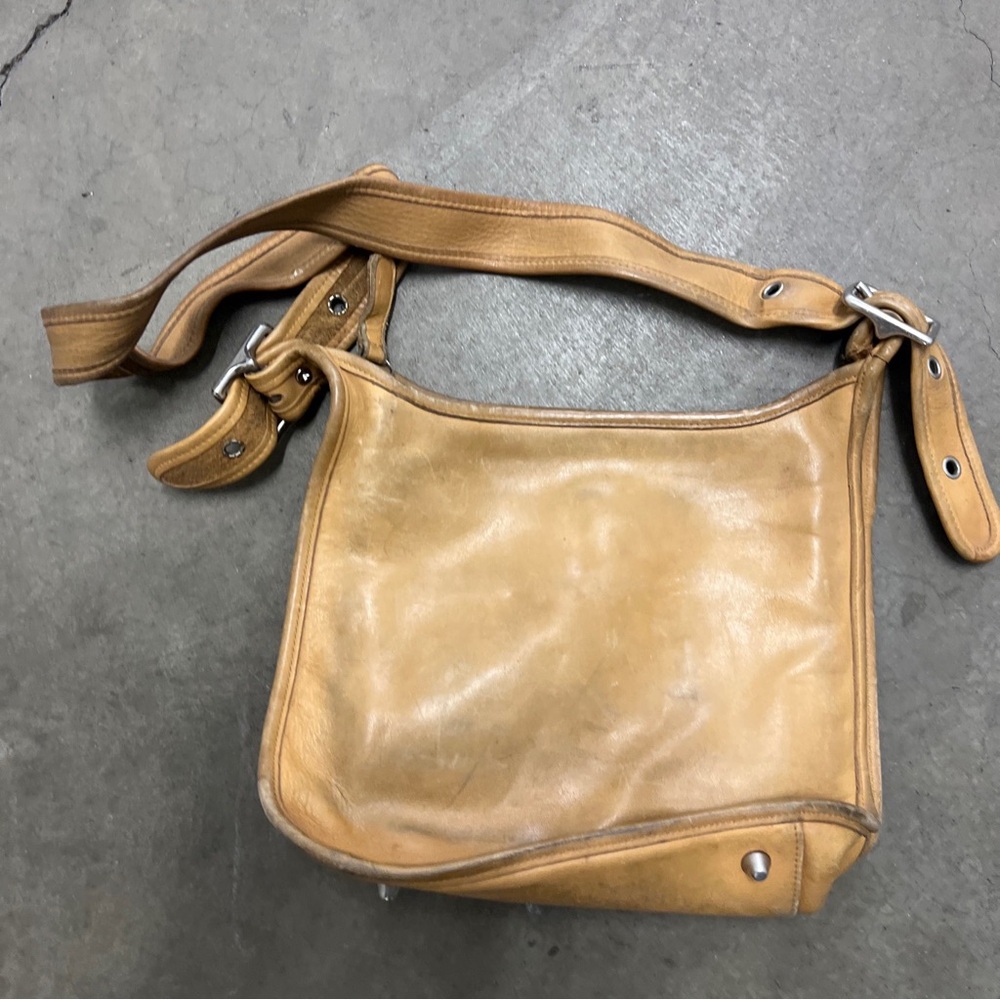 Vintage Coach 9966 Legacy Zip Camel Tan and Gold Color Hardware - Rare